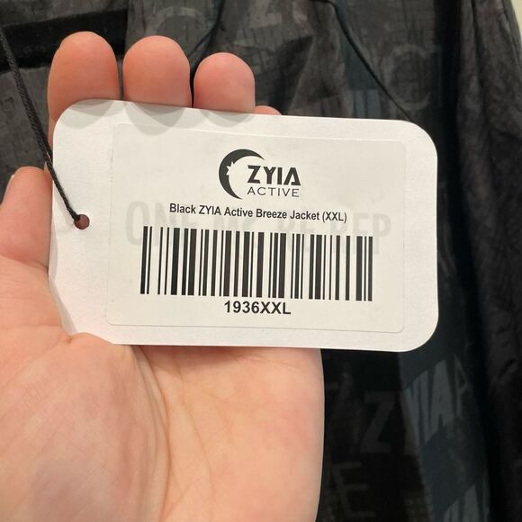 NWT Zyia Active Breeze Jacket in Black - Size: XXL - Picture 6 of 11